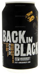 Back in Black IPA - 21st Amendment Brewery