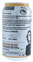 Brew Free or Die IPA - 21st Amendment Brewery